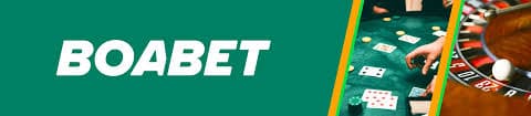 Visual of Boa Bet Casino's logo, incorporating bright colors and gaming motifs, highlighting its online casino services.